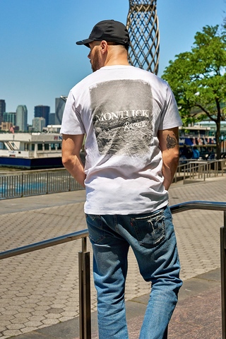 Men’s Vintage Montlick Racing Tee, White